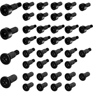 40 count Ring Doorbell Screws, Spare Ring Doorbell  Screws Door Bell Replacement  Screws Compatible with Video Doorbell Video Doorbell Pro (4 Types/40PCS)