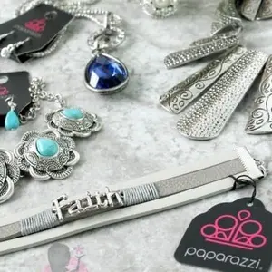 Paparazzi Mystery Surprise 3 Pack Includes Necklace Earring Set Bracelet Ring or Earrings with Bonus Token for Free Packs