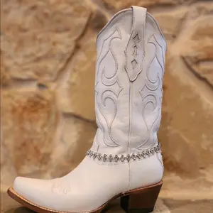 Joanna's Flower Boot Bracelet