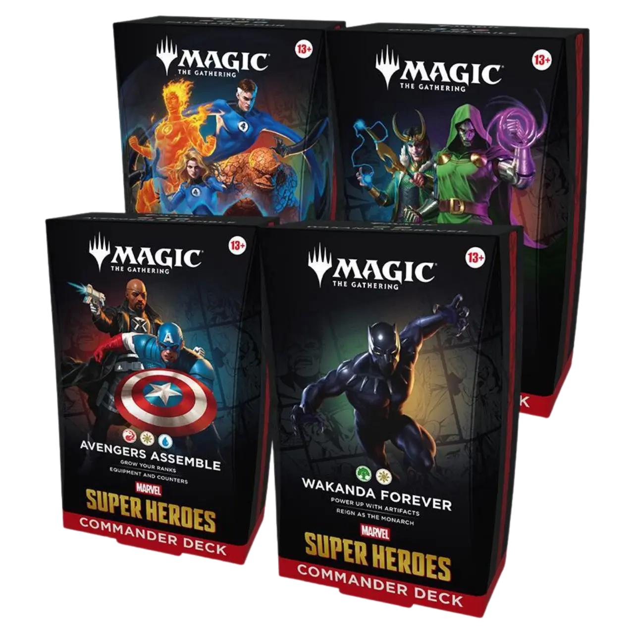 Magic: The Gathering Marvel Super Heroes Commander Decks