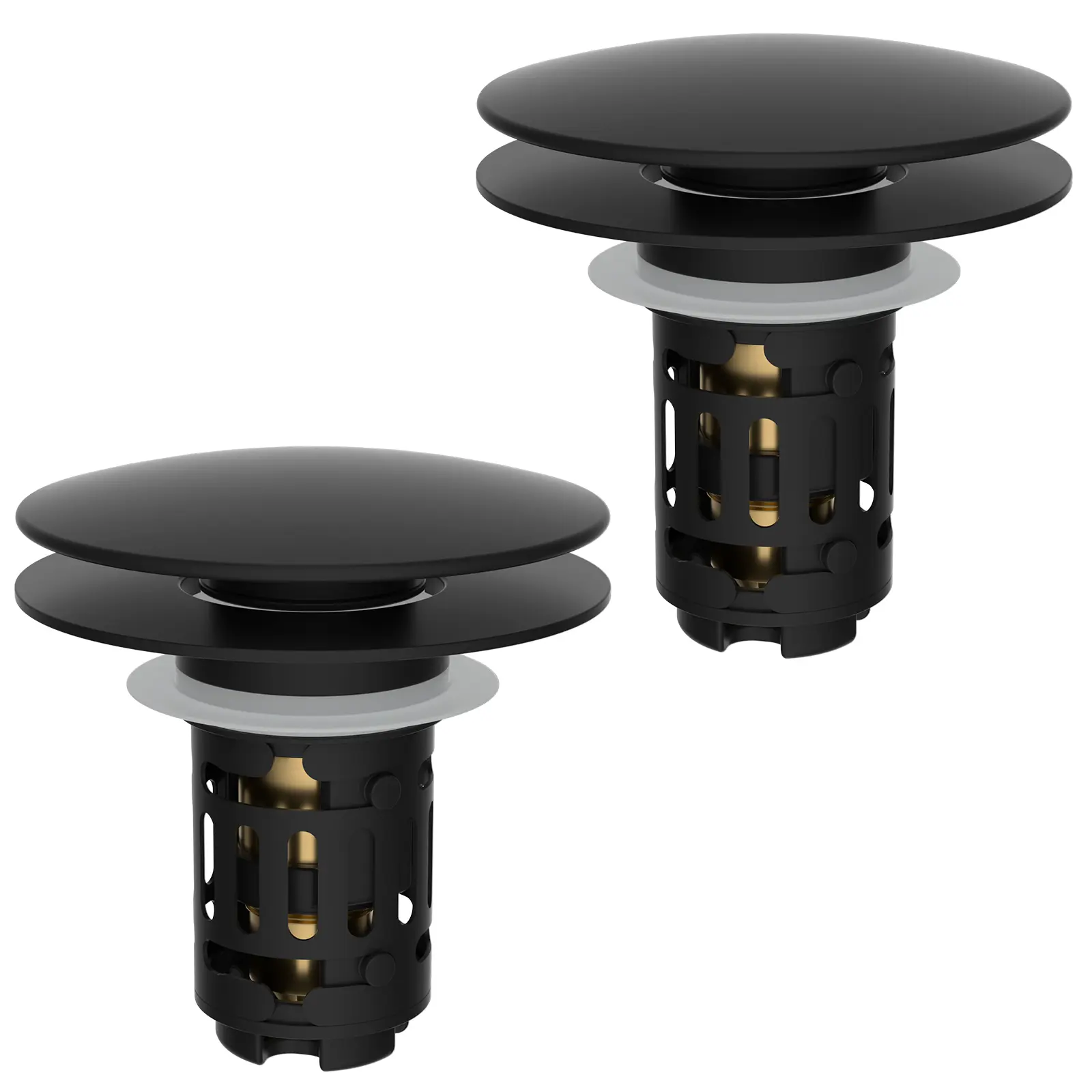 2 PACK - Matte Black