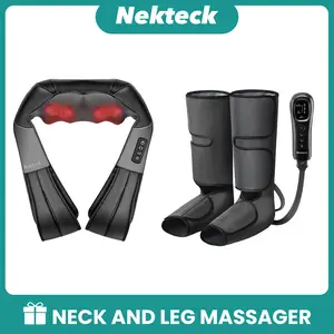 Nekteck Neck Massager & Foot and Calf Massager, Holiday Gift Massager Comfort