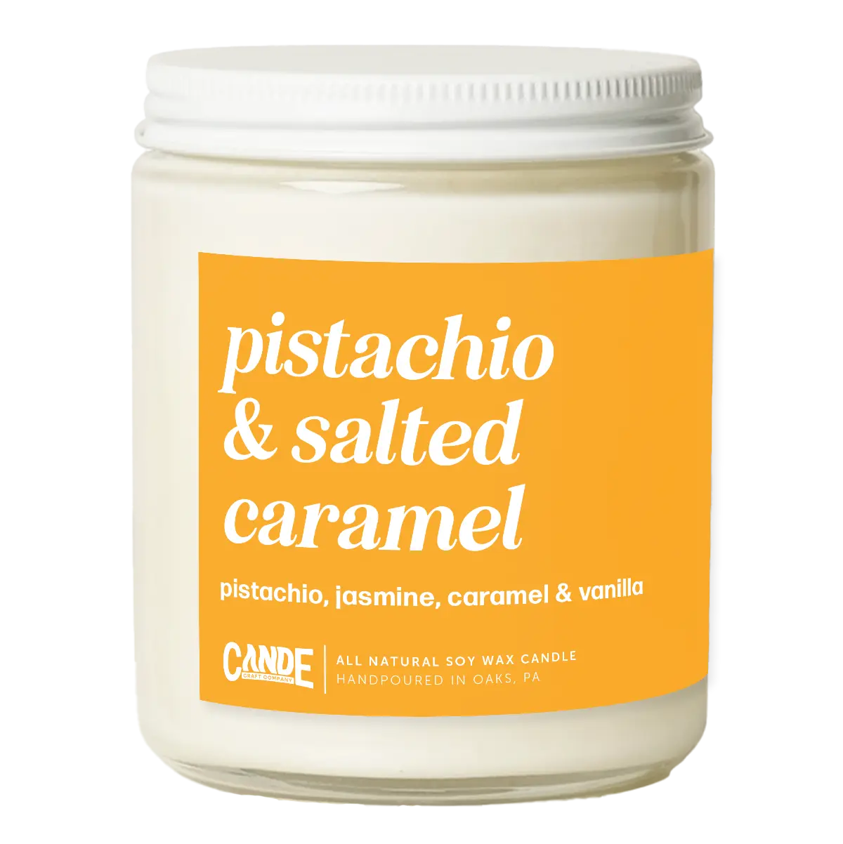 Pistachio & Salted Caramel Candle Pistachio & Salted Caramel Candle