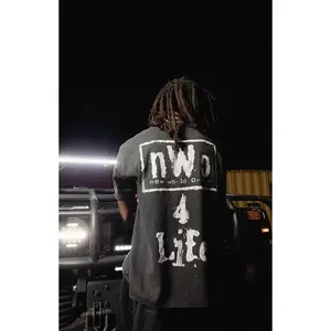 RODMAN BRAND Men's x nWo 4 Life Bandana T-Shirt - Multicolor