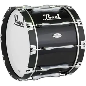 Pearl 28 x 14 in. Championship Maple Marching Bass Drum, Midnight Black (PBDM2814/A46)