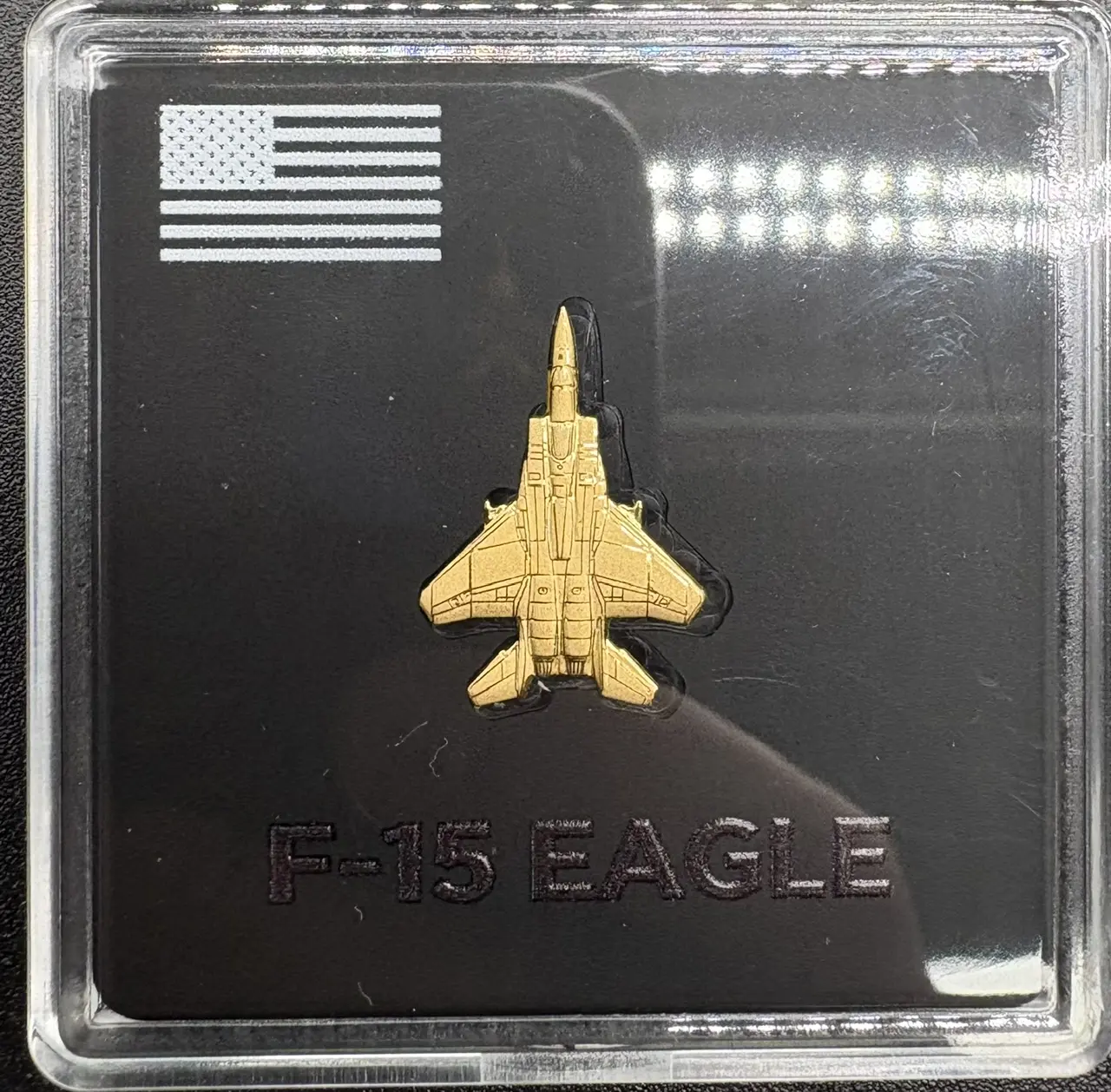 F-15 EAGLE 24K GOLD LIMITED MINTAGE