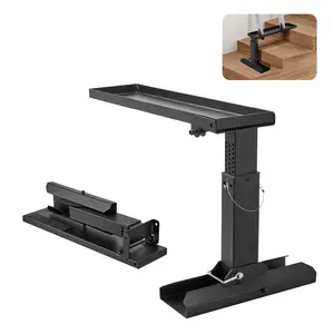 VEVOR Ladder Levler, 29.8 Lx 11.4-18 in H Support Surface, Steel Ladder Leveling Tool, Folding Pitch Hopper, Stair Ladder Stabilizer Easy to Use, Extension Ladder Accessories for Uneven Ground