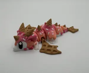 Sugar Rush Dragon – 3D Printed Ice Cream Fantasy Dragon | Designed by 3DGOB