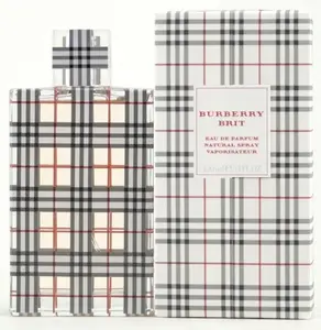 BURBERRY Brit Women's Eau de Parfum (EDP) Spray, 3.4oz, Amber Spray-Based Fragrance with Warm Vanilla & Almond Accents, Amber Women's Fragrance, Spray-Based Women's Fragrance