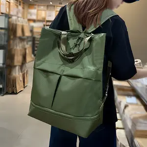 Unisex Nylon Backpack - Large Capacity, Durable, Adjustable Straps, Zipper Closure, Functional Design for College, Commuting