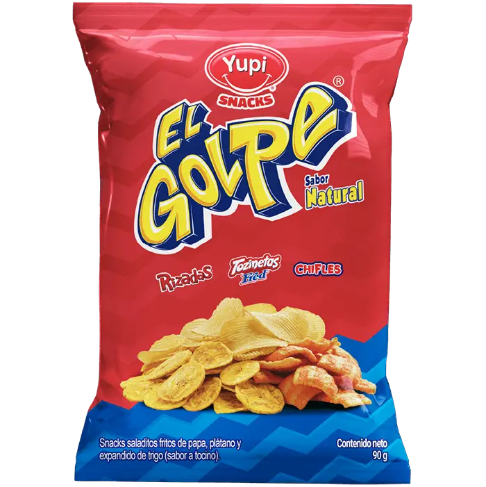 El Golpe con Todo Yupi - Snack Mix Variado de Papas y Chicharrones - 100g