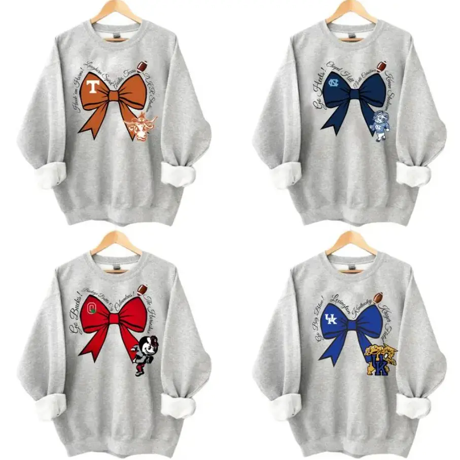 Vintage Varsity Sweatshirt, Retro Game Day Ash Grey Pullover, Classic Unisex Crewneck for Sports Fans Gift