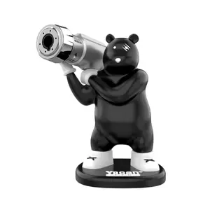 Beserk Canon Adjustable Lighter Torch,  Bear Figure, Detachable Torch Design, 4 Color Options