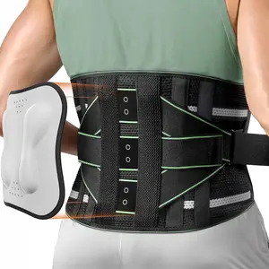 Back Brace for Lower Back, 8X Powerful Lumbar Support with Removable 3D Pad, Support Belt for Men Women, Breathable Back Support Brace with Adjustable Strap