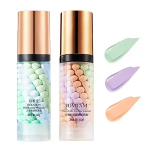 SPF 50+ PA+++ 3-in-1 Sunscreen Isolation Cream, Color Corrector Face Primer, Pre-Makeup Base for Oil Control, Moisturizing & Pore-Blurring, Luminous Even Skin Tone