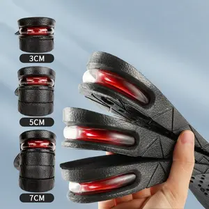 Comfortable Cushioned Insoles, Unisex Invisible Height Increasing Pads, Arch Support Shoe Inserts, Men and Women, 1 Pair, Height Increase Insole