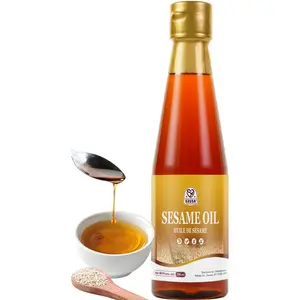 52USA Sesame Oil, Toasted Sesame Oil, Sesame Oil Cooking, 8.45 Fl Oz (250 ml)–Premium Toasted Sesame Seed Oil, Aromatic & Nutty Flavor, 100% Pure Sesame Oil, Ideal for Asian Cooking, Baking, Soup