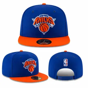 New York Knicks Black Team Color Basic NBA New Era 9FIFTY Snapback Hat Unisex Streetwear Hats Collector Style Headwear for Baseball and Urban Fashion Lovers