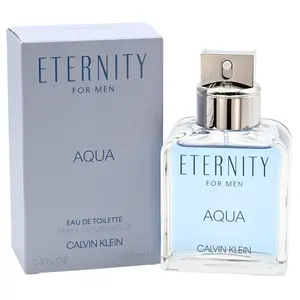 ETERNITY AQUA by Calvin Klein Cologne for Men EDT 3.3 / 3.4 oz New In Box