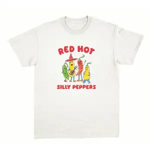 Vintage silly peppers tee- unisex t shirt -graphic  tee Menswear Top