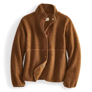 Vera Bradley Women's Fleece Teddy Fleece Full-Snap Jacket