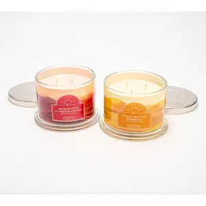 HomeWorx by Slatkin + Co. S/2 14oz Desert Oasis Candles HomeWorx by Slatkin + Co. S/2 14oz Desert Oasis Candles
