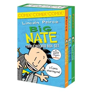 Big Nate: Triple Decker Box Set: Big Nate: What Could Possibly Go Wrong? and Big Nate: Here Goes Nothing, and Big Nate: Genius Mode (Big Nate) by Lincoln Peirce [Paperback Book]
