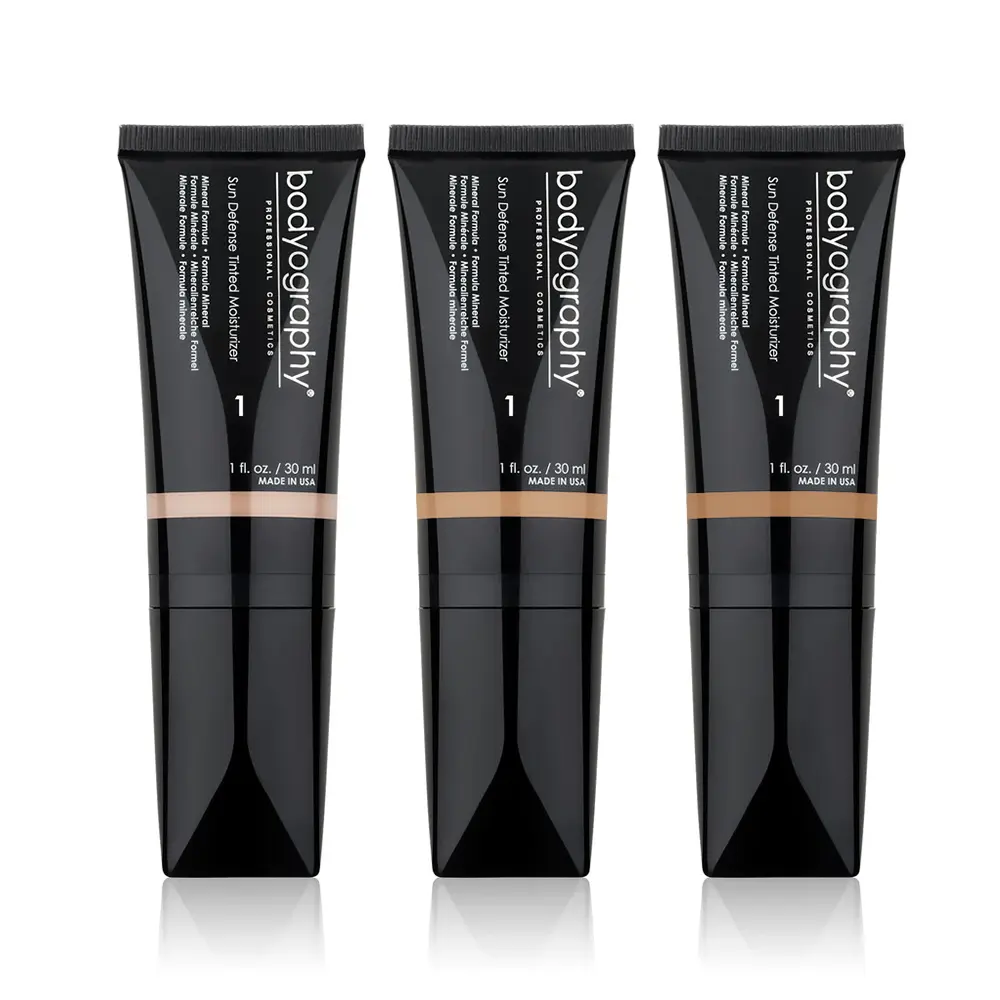 Bodyography Tinted Moisturizer with Hyaluronic Acid, Minerals, SPF & CI77891 (Titanium Dioxide) - Lightweight Beauty Product for Dewy Radiance, Smooth Finish, Vegan & Gluten-Free, Beauty Products, Hydrating, Brush, Ci 77891 (Titanium Dioxide)