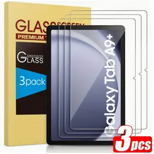 3 Pack Advanced Tempered Glass Tablet Screen Protector for Samsung Galaxy Tab A9/a9 Plus 8.7/11 Inch, HD Clear Film Compatible with Sm-X110/x115/x210/x216/x218