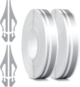 2 Rolls of  Pinstripe Tapes,  Pinstripe  Sticker, Vinyl Thin  Stripe Pinstripe Tape, for , , Racing DIY  Sticker Tape ()