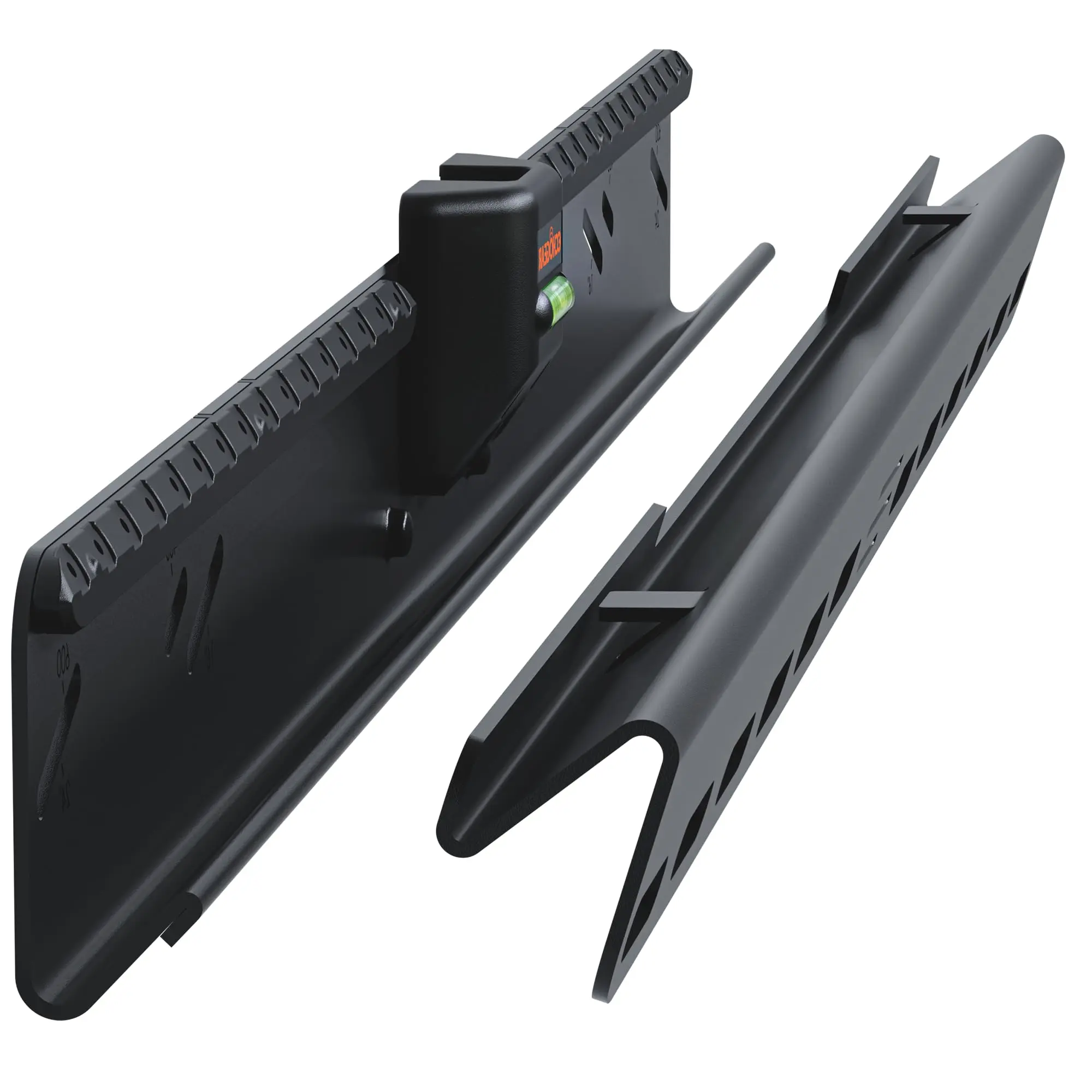 ECHOGEAR No-Drill Drywall TV Mount - 1.18" Slim Low-Profile No-Stud Design, 32 Tiny-But-Mighty Nails for Steady Hold, Holds TVs Up to 100lbs, Almost Invisible Easy Installation, Stable
