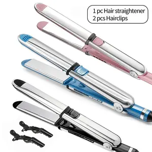 1 PC 2-In-1 Device Featuring Four Temperature Settings for Home Relaxation, Serving As Both a Hair Straightener And Curling Iron, Making It a Perfect Gift for Girls And Suitable for Various Holiday Occasions