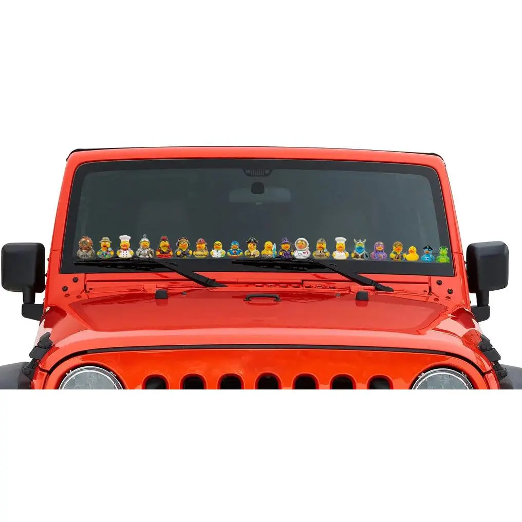 Rubber Duck Vinyl Decal Set – 6-Pack Waterproof Stickers for Jeep Owners & Dash Decor