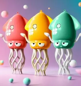 Dancing Squid Toy for Kids with LED Lights & Music - Sensory Development Interactive Toddler Toy for Ages 2+ - Bright Colors & Upbeat Music - Perfect Gift for Toddlers, Perfect Stocking Stuffer,Tummy Time