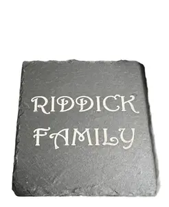4x4 Personalized Slate Coasters
