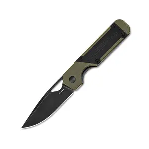 Kizer Black  Blade EDC Knife Nitro-V Micarta V3634SA5