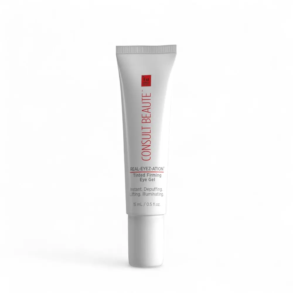 REAL-EYEZ-ATION Tinted Temporary Skin Tightener – Brightening & Smoothing, Firming Eye Gel