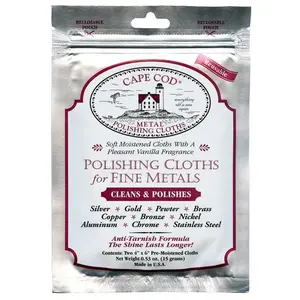 {Cape Cod Metal Polish} Cloths :: Pack of 2
