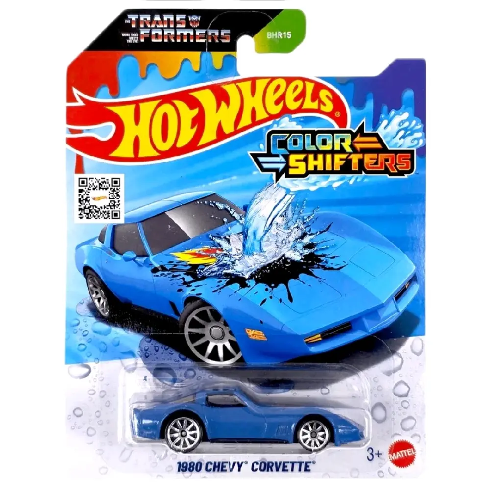 HOT WHEELS COLOR SHIFTERS TRANSFORMERS 1980 CHEVY CORVETTE, Diecast Metal Car
