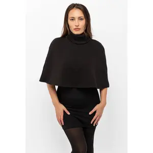 F370 - Flex Fleece Turtleneck Cape