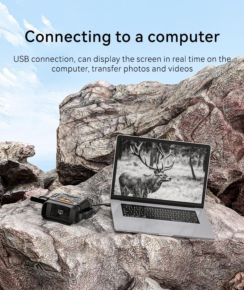 HD Digital Night Vision Binoculars, 1080P Night Vision Goggles with 800m Viewing Range, 2.8" Screen Photo Video Recording, Infrared Night Vision Device for Hunting, Camping, Surveillance, Wildlife Observation