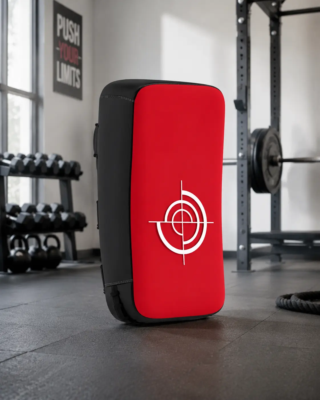 SAVEYOUR Kick Shield, Durable PU Leather Strike Pad with High-Density Foam for Taekwondo, Karate & Muay Thai, Minimizes Force of Strikes & Reduces Risk of Injury, Superior Protection