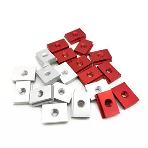 T-Slider for T-Slot, Miter Track Slider Sliding Nut, Aluminum Alloy T Slot Nut for Woodworking Tool Jigs Screw Slot Fastener, Metal Hardware