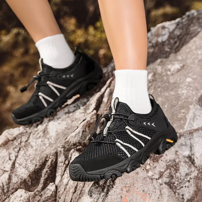 Women’s Lightweight Breathable Hiking Shoes, Non Slip Mesh Walking Sneakers, Outdoor Trail Running Shoes for Travel, Camping & Daily Wear