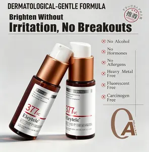 377 VC Serum Brightens Complexion Evens Skin Tone Boosts Radiance Gentle Daily Essence for Clearer Luminous Even-Toned Skin Targets Discoloration skin anti-wrinkle