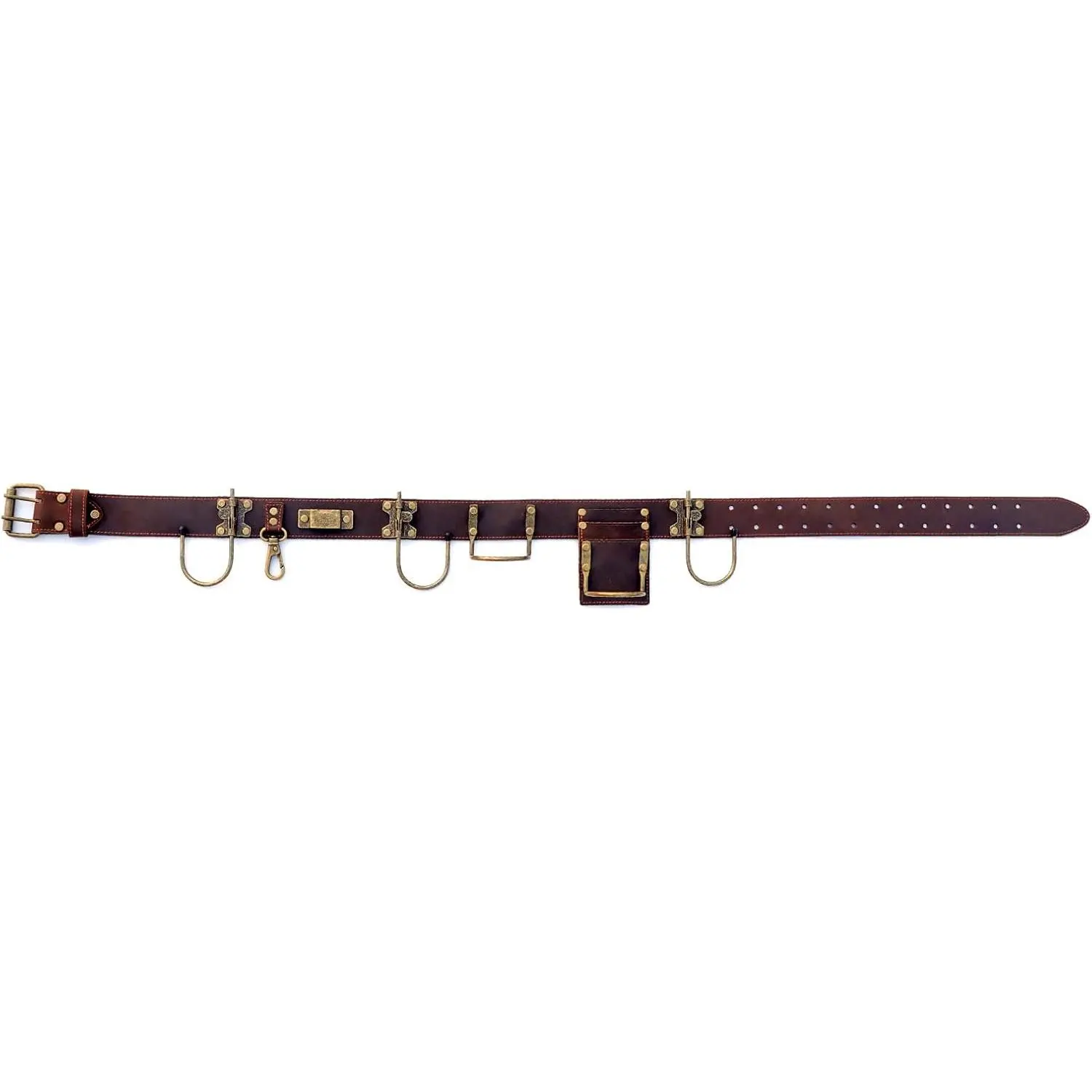 Adjustable Tool Belt Hanging Hooks Hammer Hatchet Holder Tape Measure Drill Holster