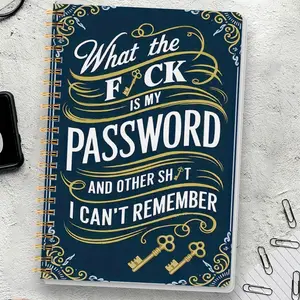 1pc Simple Password Book, Minimalist Advanced Address Password Manager With Website Password Quick Access Username And Password Storage Perfect For Home Office Internet Computer Logins, Great Holiday Gifts Workbook