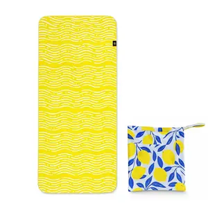 ROAM Original Sunscreen Towel & Waterproof Wet Bag Bundle for Kids - UPF 50+ Sand-Free Quick-Dry Beach Essentials