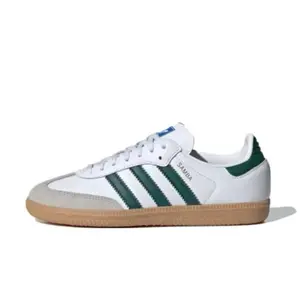Adidas Samba OG White Collegiate Green Gum Youth / Women’s Perfect Daily Casual Fashion Footwear Sneakers Walking Shoes Girl Rubber Athletic Trainer