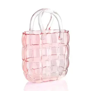 Crystal Quilted Bag Vase